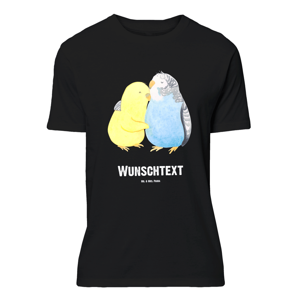 Größe M Personalisiertes T-Shirt Wellensittich Liebe T-Shirt Personalisiert, T-Shirt mit Namen, T-Shirt mit Aufruck, Männer, Frauen, Liebe, Partner, Freund, Freundin, Ehemann, Ehefrau, Heiraten, Verlobung, Heiratsantrag, Liebesgeschenk, Jahrestag, Hocheitstag, Vögel, Wellensittich, Nähe, Kuscheln, Vertrauen