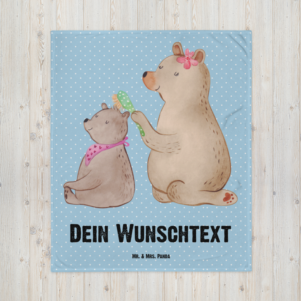 Personalisierte Decke Bär mit Kind Personalisierte Decke, Decke mit Namen, Kuscheldecke mit Namen, Decke bedrucken, Kuscheldecke bedrucken, Familie, Vatertag, Muttertag, Bruder, Schwester, Mama, Papa, Oma, Opa, Geschenk, Mutti, Mutter