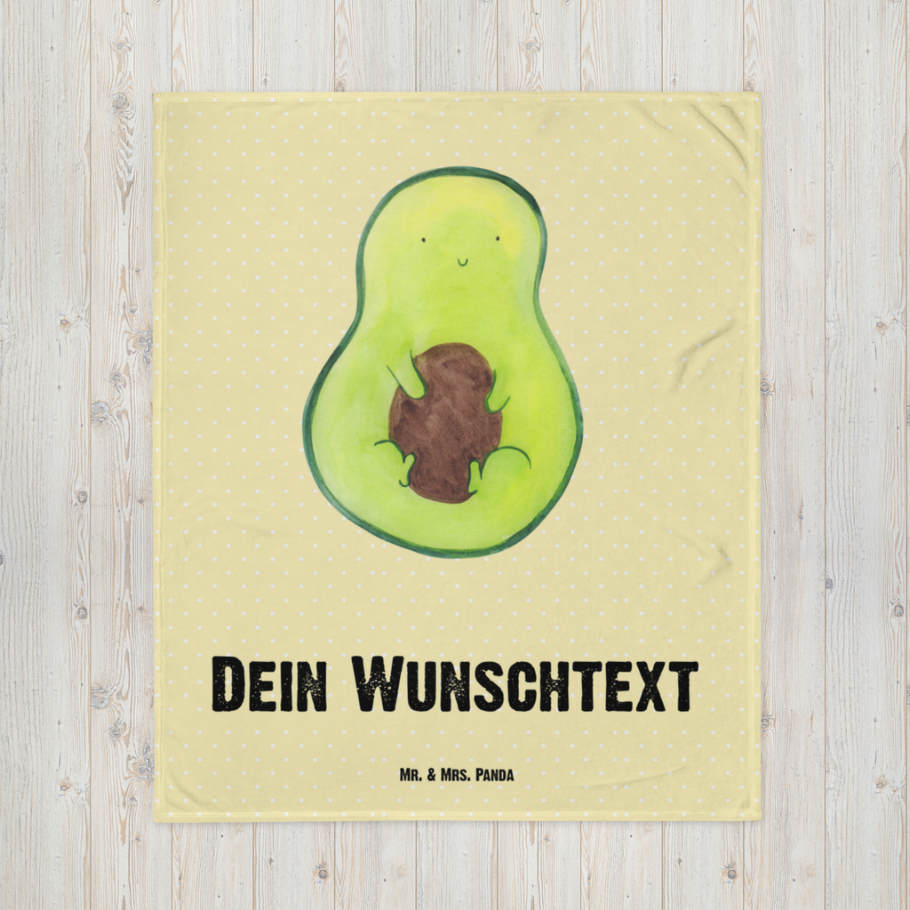 Personalisierte Decke Avocado mit Kern Personalisierte Decke, Decke mit Namen, Kuscheldecke mit Namen, Decke bedrucken, Kuscheldecke bedrucken, Avocado, Veggie, Vegan, Gesund, Avokado, Avocadokern, Kern, Pflanze, Spruch Leben