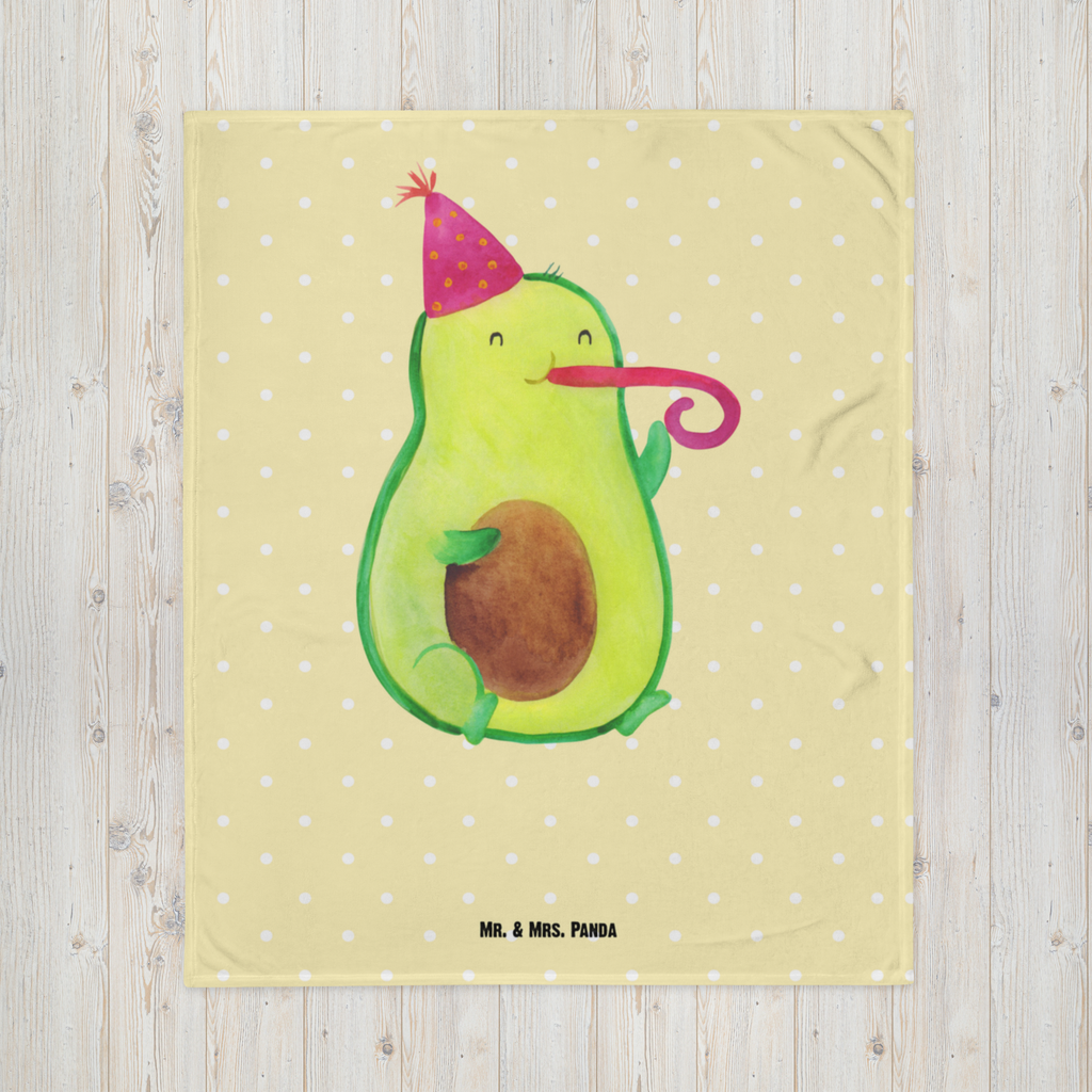 Personalisierte Decke Avocado Party Time Personalisierte Decke, Decke mit Namen, Kuscheldecke mit Namen, Decke bedrucken, Kuscheldecke bedrucken, Avocado, Veggie, Vegan, Gesund