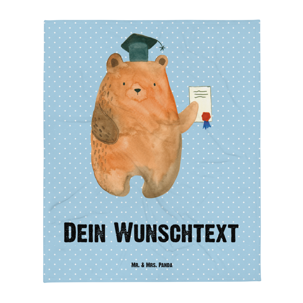 Personalisierte Decke Prüfungsbär Personalisierte Decke, Decke mit Namen, Kuscheldecke mit Namen, Decke bedrucken, Kuscheldecke bedrucken, Bär, Teddy, Teddybär, Abitur, Prüfungen, Prüfung bestanden, Abschluss, Zeugnis, Abschlusszeugnis