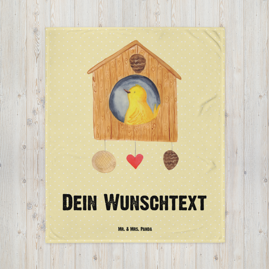 Personalisierte Decke Vogelhaus Personalisierte Decke, Decke mit Namen, Kuscheldecke mit Namen, Decke bedrucken, Kuscheldecke bedrucken, Tiermotive, Gute Laune, lustige Sprüche, Tiere, Vogel, Vögel, Vogelhaus, Vogelhäuschen, Home sweet home, Zuhause, Nest, Eigenheim, Familie, Wohnung, Haus, unser Haus, Lieblingsort, Castle