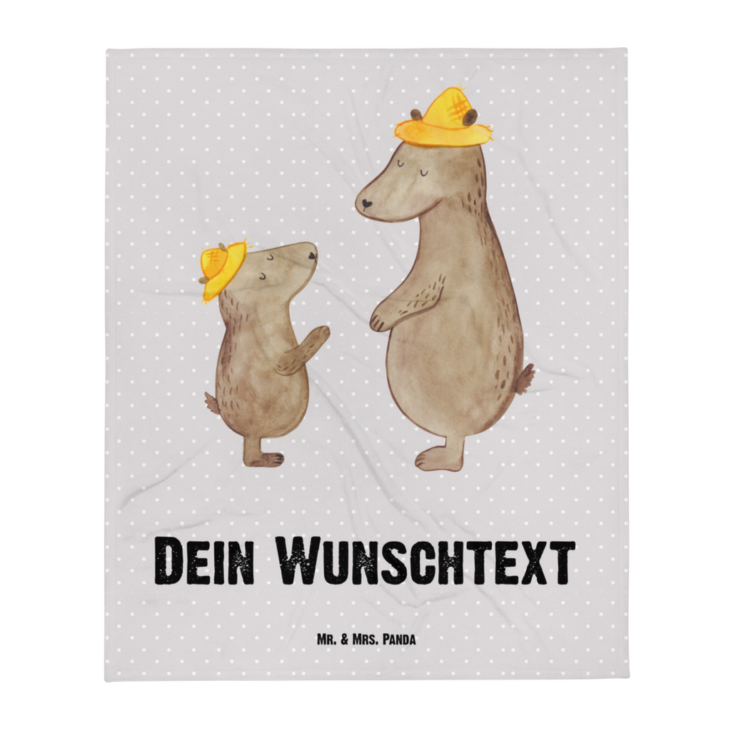 Personalisierte Decke Bären mit Hut Personalisierte Decke, Decke mit Namen, Kuscheldecke mit Namen, Decke bedrucken, Kuscheldecke bedrucken, Familie, Vatertag, Muttertag, Bruder, Schwester, Mama, Papa, Oma, Opa, Bär, Bären, Vater, Papi, Paps, Dad, Daddy, Lieblingsmensch, Sohn, Söhne, Kind, Kinder, Vater-Sohn, Family, Vorbild