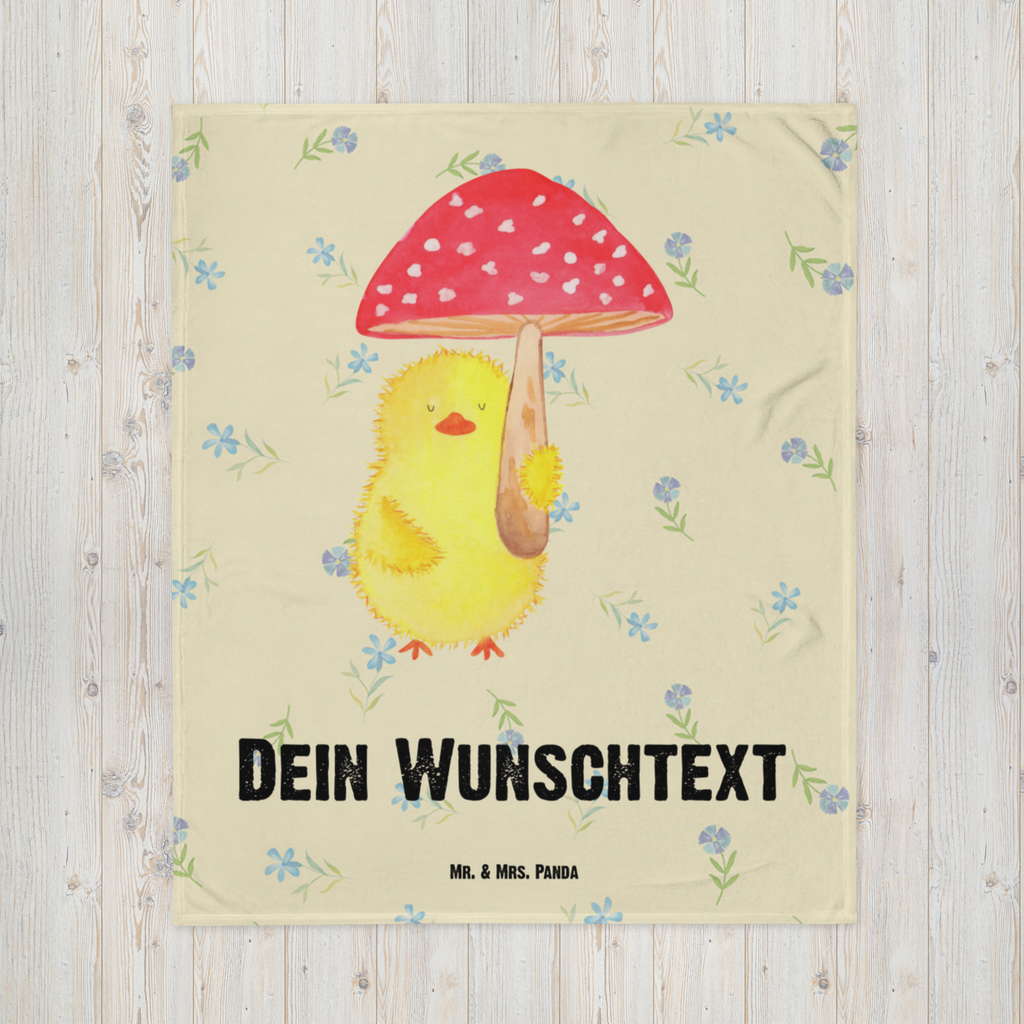 Personalisierte Decke Küken Fliegenpilz Personalisierte Decke, Decke mit Namen, Kuscheldecke mit Namen, Decke bedrucken, Kuscheldecke bedrucken, Ostern, Osterhase, Ostergeschenke, Osternest, Osterdeko, Geschenk zu Ostern, Küken, Fliegenpilz, Glückspilz, Frohe Ostern, Ostergrüße