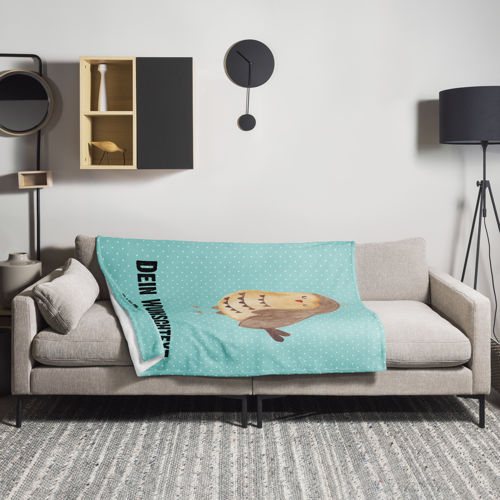 Personalisierte Decke Eule Zufrieden Personalisierte Decke, Decke mit Namen, Kuscheldecke mit Namen, Decke bedrucken, Kuscheldecke bedrucken, Eule, Eule Spruch, Eule deko, Owl, Liebe Spruch, Romantisch, Wortspiel lustig, Spruch schön, Geschenk Hochzeitstag