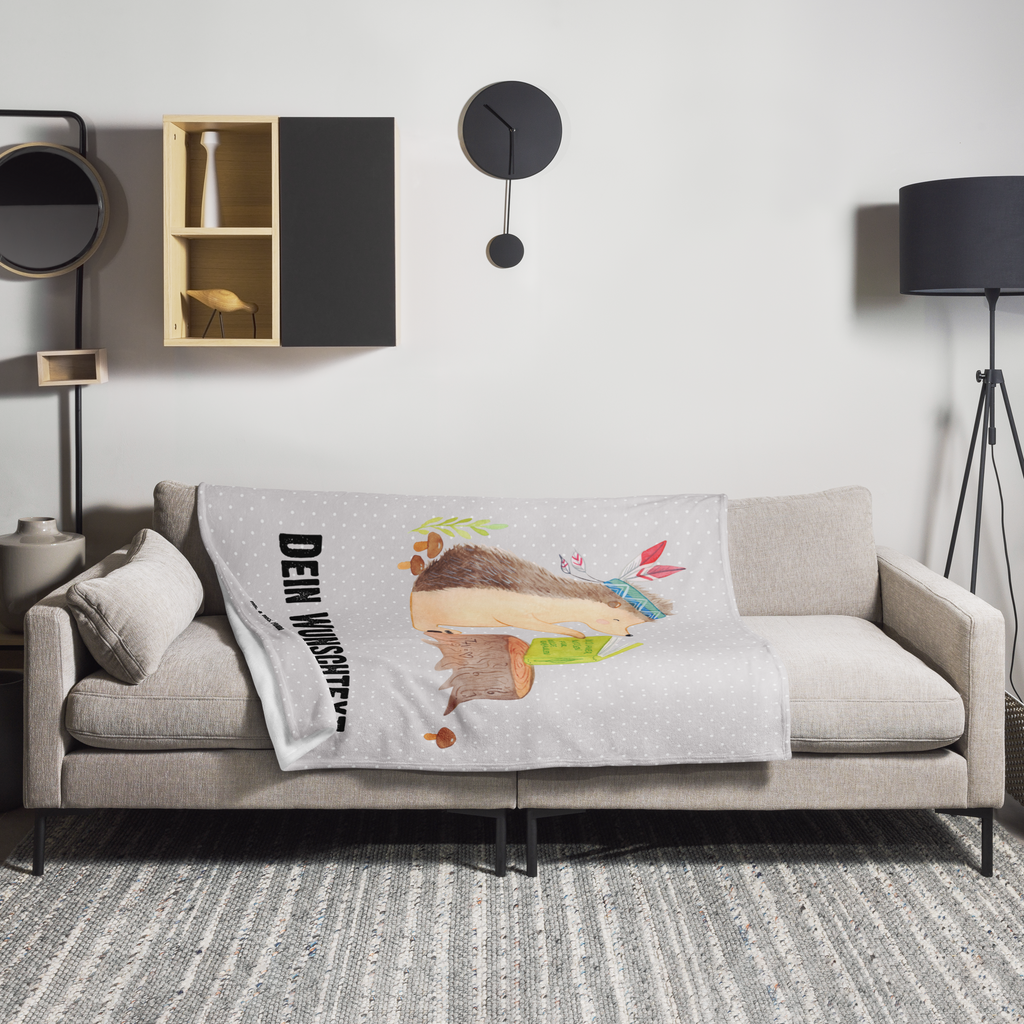Personalisierte Decke Igel Indianer Personalisierte Decke, Decke mit Namen, Kuscheldecke mit Namen, Decke bedrucken, Kuscheldecke bedrucken, Waldtiere, Tiere, Igel, Indianer, Abenteuer, Lagerfeuer, Camping