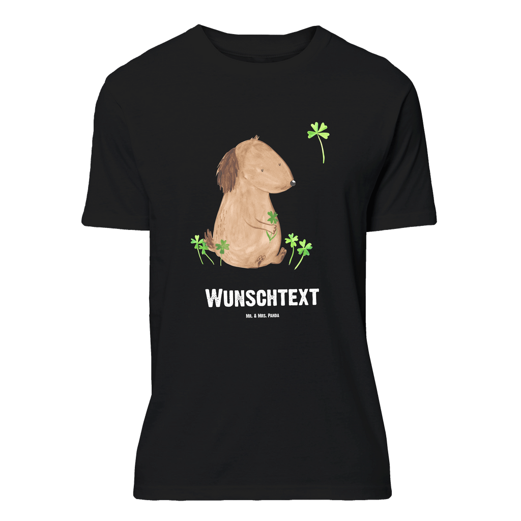 Größe XL Personalisiertes T-Shirt Hund Kleeblatt T-Shirt Personalisiert, T-Shirt mit Namen, T-Shirt mit Aufruck, Männer, Frauen, Hund, Hundemotiv, Haustier, Hunderasse, Tierliebhaber, Hundebesitzer, Sprüche, Kleeblatt, Glück, Tagträume, Motivation, Neuanfang, Geschenk, Glücksbringer, Selbstliebe, Achtsamkeit