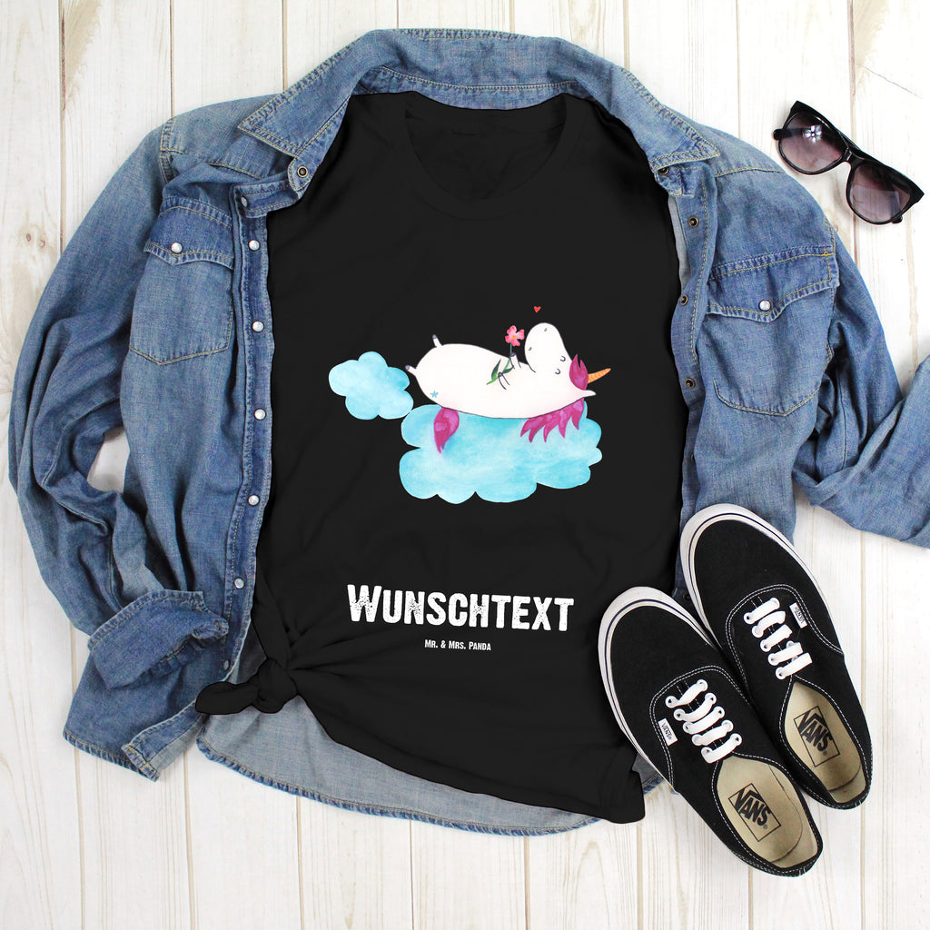 Größe XL Personalisiertes T-Shirt Einhorn verliebt auf Wolke T-Shirt Personalisiert, T-Shirt mit Namen, T-Shirt mit Aufruck, Männer, Frauen, Einhorn, Einhörner, Einhorn Deko, Pegasus, Unicorn, verliebt, Liebe, Liebesbeweis, Freundin, Wolke