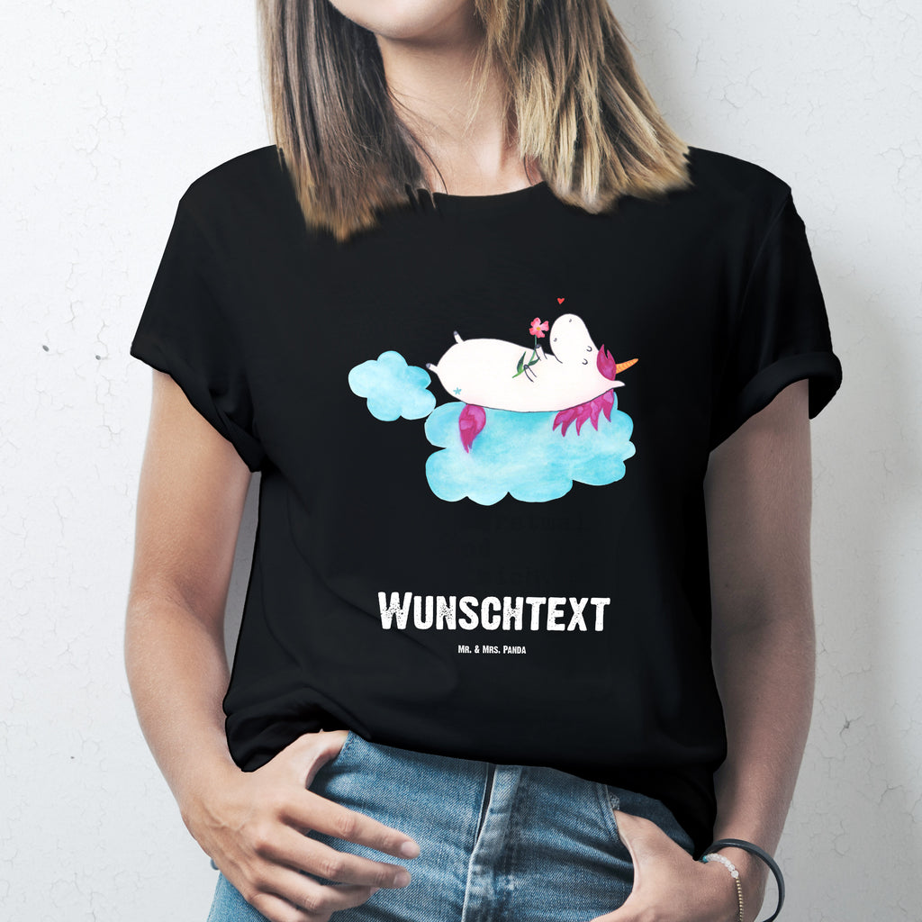 Größe XL Personalisiertes T-Shirt Einhorn verliebt auf Wolke T-Shirt Personalisiert, T-Shirt mit Namen, T-Shirt mit Aufruck, Männer, Frauen, Einhorn, Einhörner, Einhorn Deko, Pegasus, Unicorn, verliebt, Liebe, Liebesbeweis, Freundin, Wolke