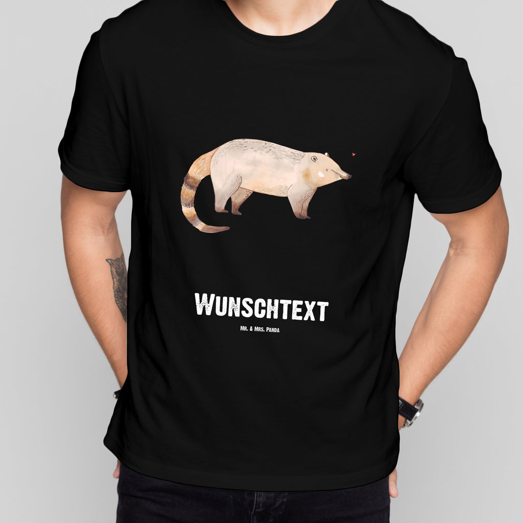 Größe XL Personalisiertes T-Shirt Nasenbaer T-Shirt Personalisiert, T-Shirt mit Namen, T-Shirt mit Aufruck, Männer, Frauen, Tiermotive, Gute Laune, lustige Sprüche, Tiere, Nasenbär, Nasenbären, Rüsselbär, Bär