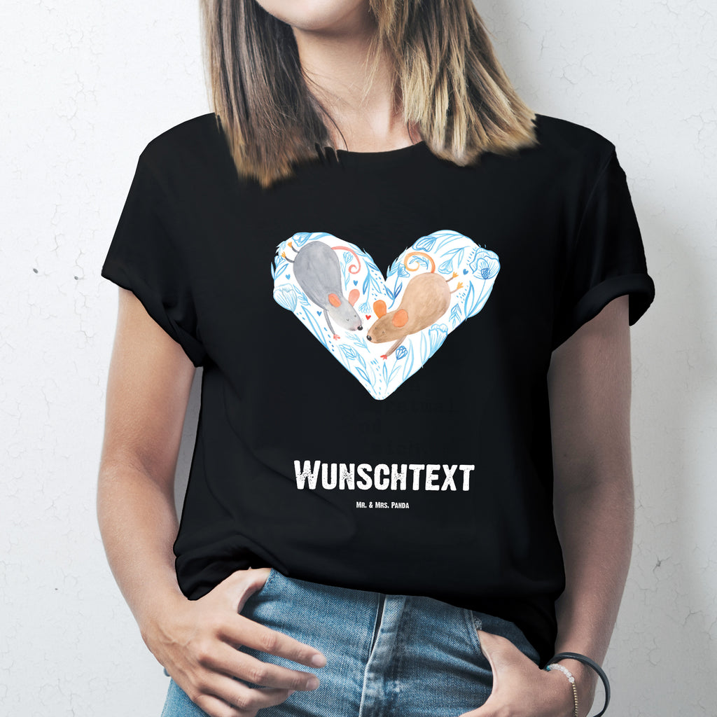 Größe XL Personalisiertes T-Shirt Mäuse Herz T-Shirt Personalisiert, T-Shirt mit Namen, T-Shirt mit Aufruck, Männer, Frauen, Liebe, Partner, Freund, Freundin, Ehemann, Ehefrau, Heiraten, Verlobung, Heiratsantrag, Liebesgeschenk, Jahrestag, Hocheitstag, Maus, Mäuse, Liebesbotschaft, Liebesbeweis, Hochzeit, Lieblingsmensch, Gemeinsamkeit, Love, Geschenk für zwei