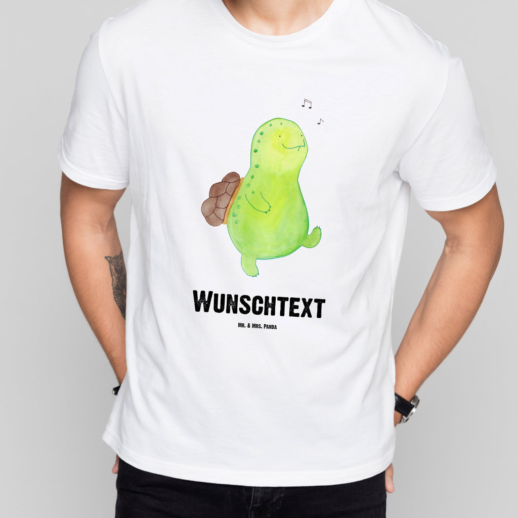 Größe XL Personalisiertes T-Shirt Schildkröte pfeift T-Shirt Personalisiert, T-Shirt mit Namen, T-Shirt mit Aufruck, Männer, Frauen, Schildkröte, Schildi, Schildkröten, fröhlich, Glück, Motivation, Lebensfreude, Depression, Trennung, Neuanfang