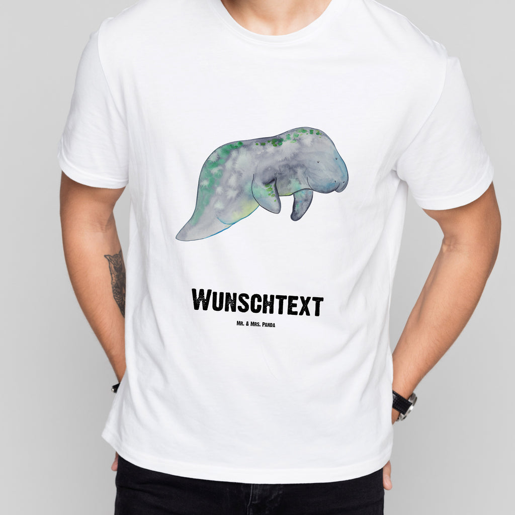 Größe XXL Personalisiertes T-Shirt Seekuh chillt T-Shirt Personalisiert, T-Shirt mit Namen, T-Shirt mit Aufruck, Männer, Frauen, Wunschtext, Bedrucken, Meerestiere, Meer, Urlaub, Seekuh, Seekühe, Diät, Abnehmen, Zucker, Diätwahn, Essen, Süßigkeiten