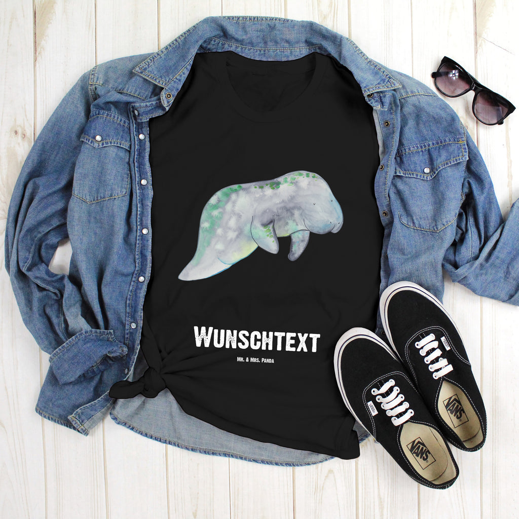 Größe XXL Personalisiertes T-Shirt Seekuh chillt T-Shirt Personalisiert, T-Shirt mit Namen, T-Shirt mit Aufruck, Männer, Frauen, Wunschtext, Bedrucken, Meerestiere, Meer, Urlaub, Seekuh, Seekühe, Diät, Abnehmen, Zucker, Diätwahn, Essen, Süßigkeiten