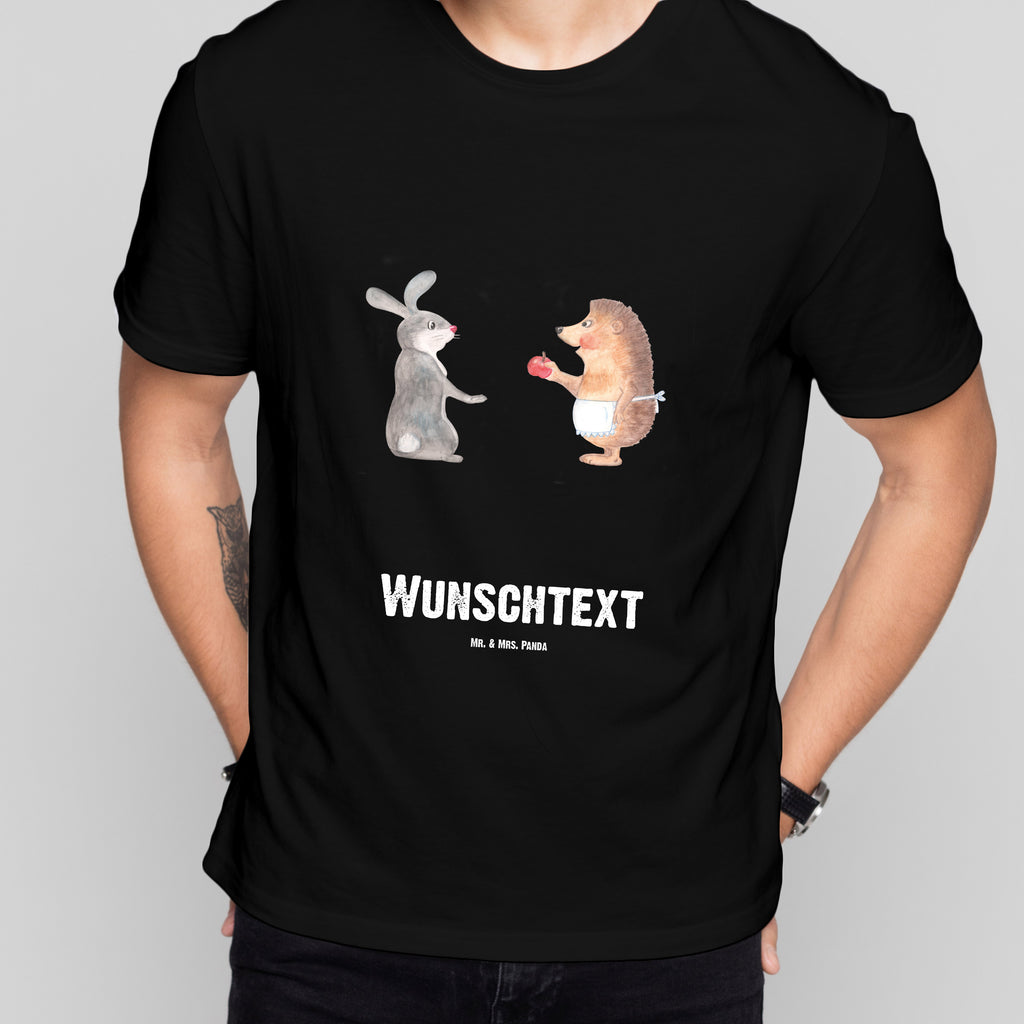 Größe XL Personalisiertes T-Shirt Liebe ist nie ohne Schmerz T-Shirt Personalisiert, T-Shirt mit Namen, T-Shirt mit Aufruck, Männer, Frauen, Tiermotive, Gute Laune, lustige Sprüche, Tiere, Igel und Hase, Igel, Hase, Liebe Spruch, Liebeskummer Geschenk, Herzschmerz, Trösten, Trennungsschmerz, Spruch romantisch