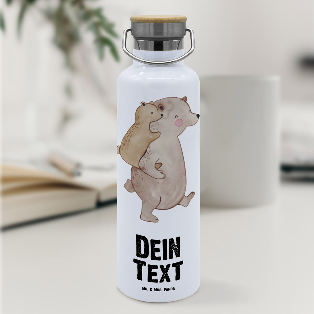 Personalisierte Trinkflasche Papa Bär Personalisierte Trinkflasche, Trinkflasche mit Namen, Trinkflasche bedrucken, Flasche personalisiert, Trinkflasch mit Aufdruck, Trinkflasche Werbegeschenk, Namensaufdruck Trinkflasche, Sportflasche personalisiert, Trinkflasche Sport, Familie, Vatertag, Muttertag, Bruder, Schwester, Mama, Papa, Oma, Opa, Geschenk, Vater, Papi, Vati, Onkel, Geburtstag