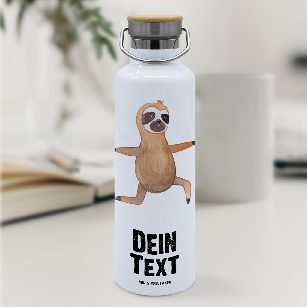 Personalisierte Trinkflasche Faultier  Yoga Personalisierte Trinkflasche, Trinkflasche mit Namen, Trinkflasche bedrucken, Flasche personalisiert, Trinkflasch mit Aufdruck, Trinkflasche Werbegeschenk, Namensaufdruck Trinkflasche, Sportflasche personalisiert, Trinkflasche Sport, Faultier, Faultier Geschenk, Faultier Deko, Faultiere, faul, Lieblingstier, Yoga, Namaste, Krieger, Yogaübungen, Meditation, Atmung, Gelassenheit, Entspannung