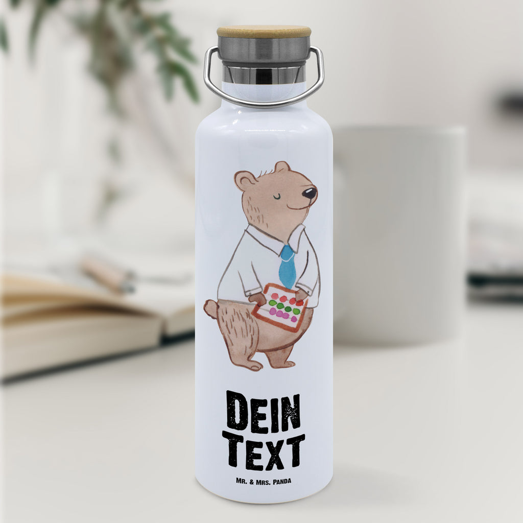 Personalisierte Trinkflasche Bürokaufmann mit Herz Personalisierte Trinkflasche, Trinkflasche mit Namen, Trinkflasche bedrucken, Flasche personalisiert, Trinkflasch mit Aufdruck, Trinkflasche Werbegeschenk, Namensaufdruck Trinkflasche, Sportflasche personalisiert, Trinkflasche Sport, Beruf, Ausbildung, Jubiläum, Abschied, Rente, Kollege, Kollegin, Geschenk, Schenken, Arbeitskollege, Mitarbeiter, Firma, Danke, Dankeschön, Bürokaufmann, Kaufmann für Büromanagement