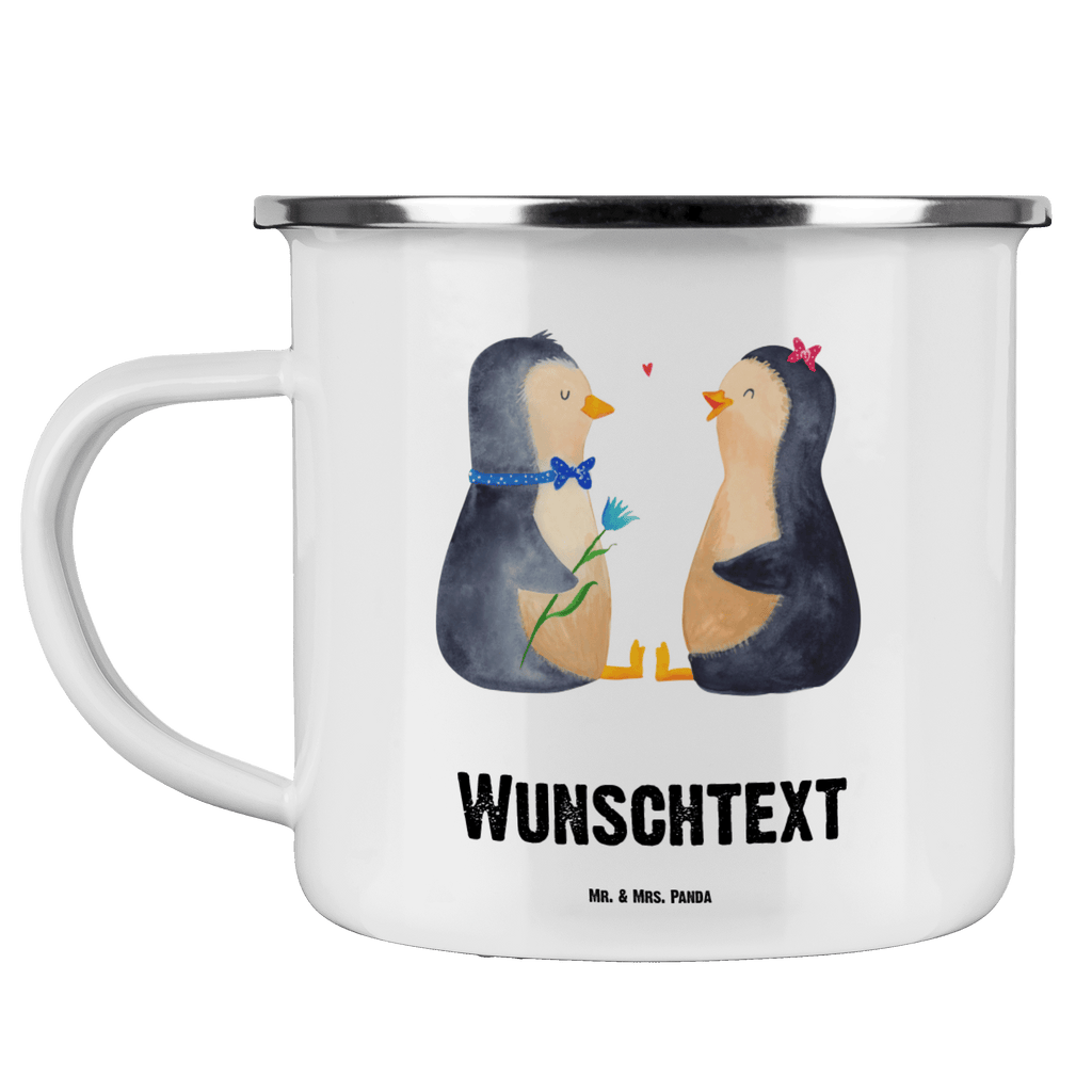 Personalisierte Emaille Tasse Pinguin Pärchen Emaille Tasse personalisiert, Emaille Tasse mit Namen, Campingtasse personalisiert, Namenstasse, Campingtasse bedrucken, Campinggeschirr personalsisert, Pinguin, Pinguine, Liebe, Liebespaar, Liebesbeweis, Liebesgeschenk, Verlobung, Jahrestag, Hochzeitstag, Hochzeit, Hochzeitsgeschenk, große Liebe, Traumpaar
