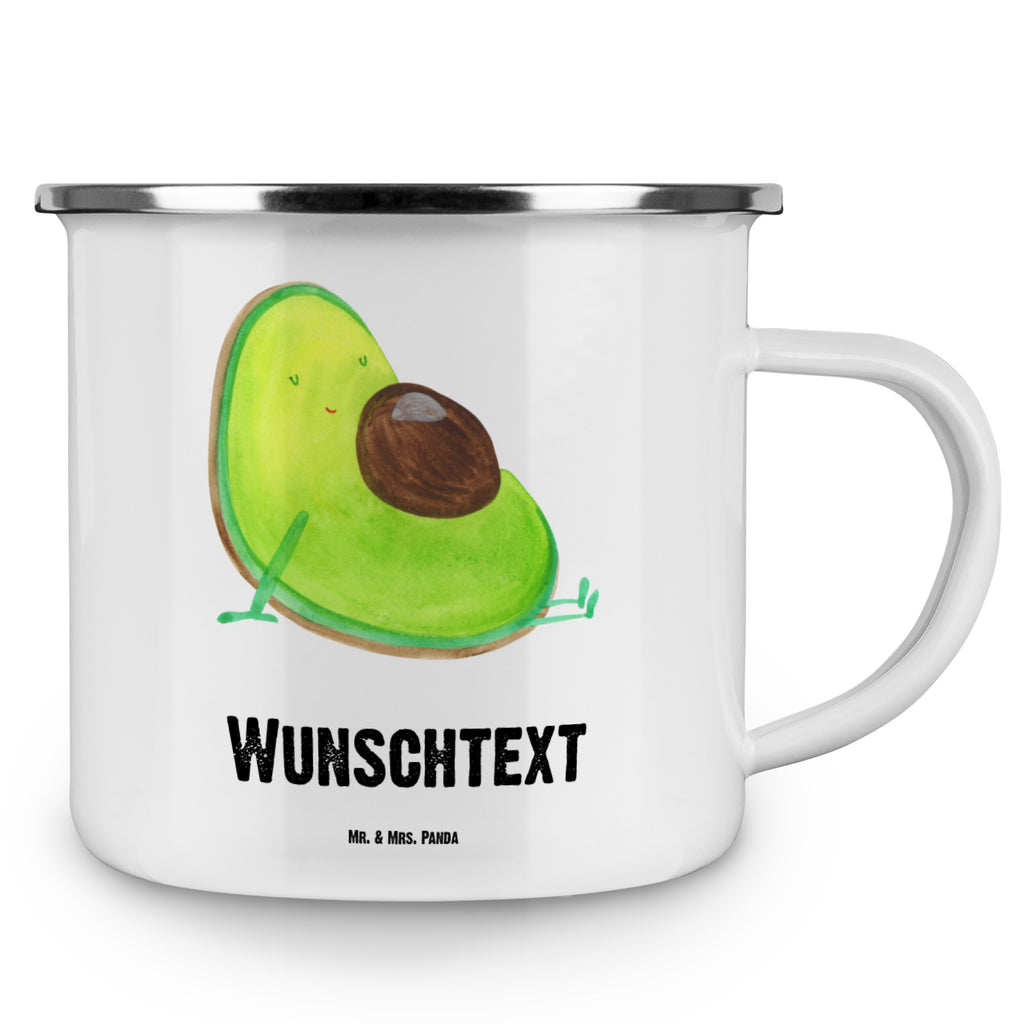 Personalisierte Emaille Tasse Avocado schwanger Emaille Tasse personalisiert, Emaille Tasse mit Namen, Campingtasse personalisiert, Namenstasse, Campingtasse bedrucken, Campinggeschirr personalsisert, Avocado, Veggie, Vegan, Gesund, schwanger, Schwangerschaft, Babyparty, Babyshower