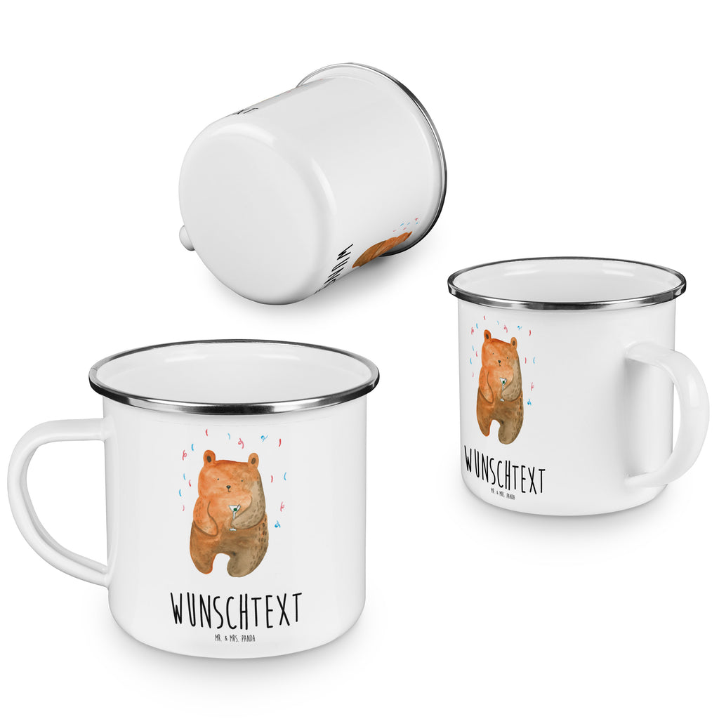 Personalisierte Emaille Tasse Bär Party Emaille Tasse personalisiert, Emaille Tasse mit Namen, Campingtasse personalisiert, Namenstasse, Campingtasse bedrucken, Campinggeschirr personalsisert, Bär, Teddy, Teddybär, Geburtstag, Geburtstagsgeschenk, Geschenk, Party, Feiern, Abfeiern, Mitbringsel, Gute Laune, Lustig