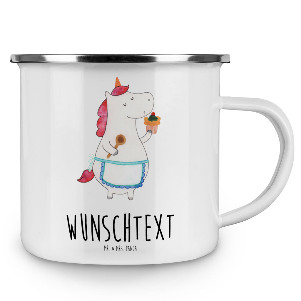 Personalisierte Emaille Tasse Einhorn Küchenfee Emaille Tasse personalisiert, Emaille Tasse mit Namen, Campingtasse personalisiert, Namenstasse, Campingtasse bedrucken, Campinggeschirr personalsisert, Einhorn, Einhörner, Einhorn Deko, Pegasus, Unicorn, backen, Muffin, Motivation, Träumer, träumen, Bäckerin, Hobbykoch, Koch, Torte, Kuchen
