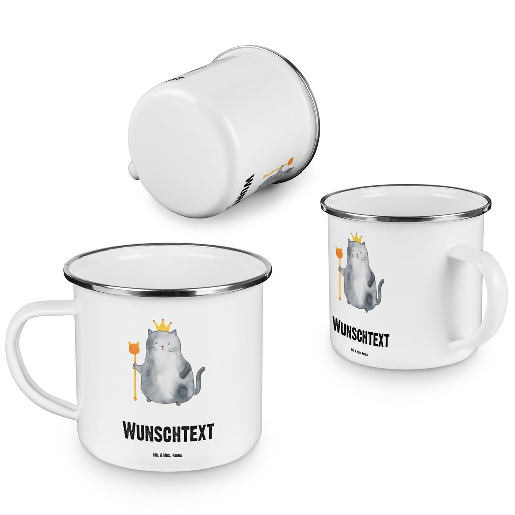 Personalisierte Emaille Tasse Katzen Koenig Emaille Tasse personalisiert, Emaille Tasse mit Namen, Campingtasse personalisiert, Namenstasse, Campingtasse bedrucken, Campinggeschirr personalsisert, Katze, Katzenmotiv, Katzenfan, Katzendeko, Katzenfreund, Katzenliebhaber, Katzenprodukte, Katzenartikel, Katzenaccessoires, Katzensouvenirs, Katzenliebhaberprodukte, Katzenmotive, Katzen, Kater, Mietze, Cat, Cats, Katzenhalter, Katzenbesitzerin, Haustier, König, Königin, Queen, Familie, Mietzhaus, Wohnung, erste eigenen Wohnung, Umzug, Einzug