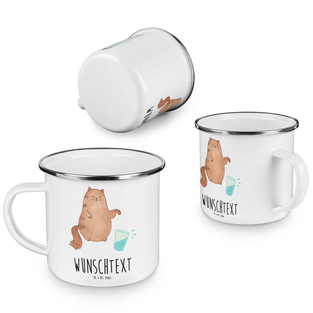 Personalisierte Emaille Tasse Katze Wasserglas Emaille Tasse personalisiert, Emaille Tasse mit Namen, Campingtasse personalisiert, Namenstasse, Campingtasse bedrucken, Campinggeschirr personalsisert, Katze, Katzenmotiv, Katzenfan, Katzendeko, Katzenfreund, Katzenliebhaber, Katzenprodukte, Katzenartikel, Katzenaccessoires, Katzensouvenirs, Katzenliebhaberprodukte, Katzenmotive, Katzen, Kater, Mietze, Cat, Cats, Katzenhalter, Katzenbesitzerin, Haustier, Wasser, Glas
