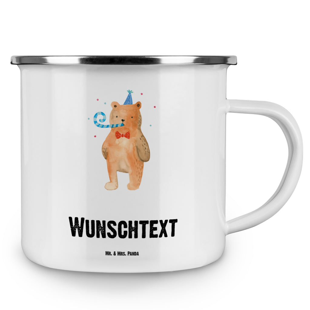 Personalisierte Emaille Tasse Birthday Bär Emaille Tasse personalisiert, Emaille Tasse mit Namen, Campingtasse personalisiert, Namenstasse, Campingtasse bedrucken, Campinggeschirr personalsisert, Bär, Teddy, Teddybär, Happy Birthday, Alles Gute, Glückwunsch, Geburtstag