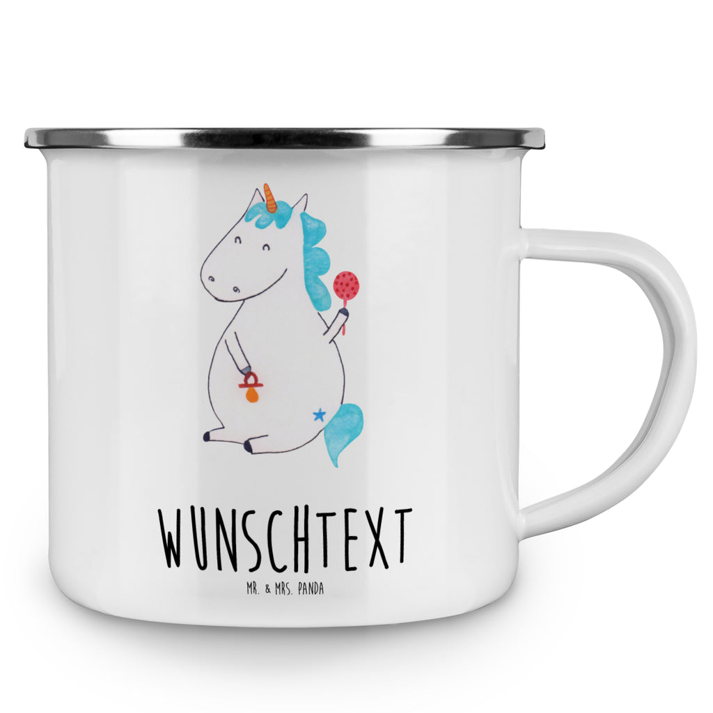 Personalisierte Emaille Tasse Einhorn Baby Emaille Tasse personalisiert, Emaille Tasse mit Namen, Campingtasse personalisiert, Namenstasse, Campingtasse bedrucken, Campinggeschirr personalsisert, Einhorn, Einhörner, Einhorn Deko, Pegasus, Unicorn, Mutter, Geburt, Geburtstag, erstes Kind, Baby, Babyglück, Nachwuchs, Eltern, Party, Kind, Schnuller