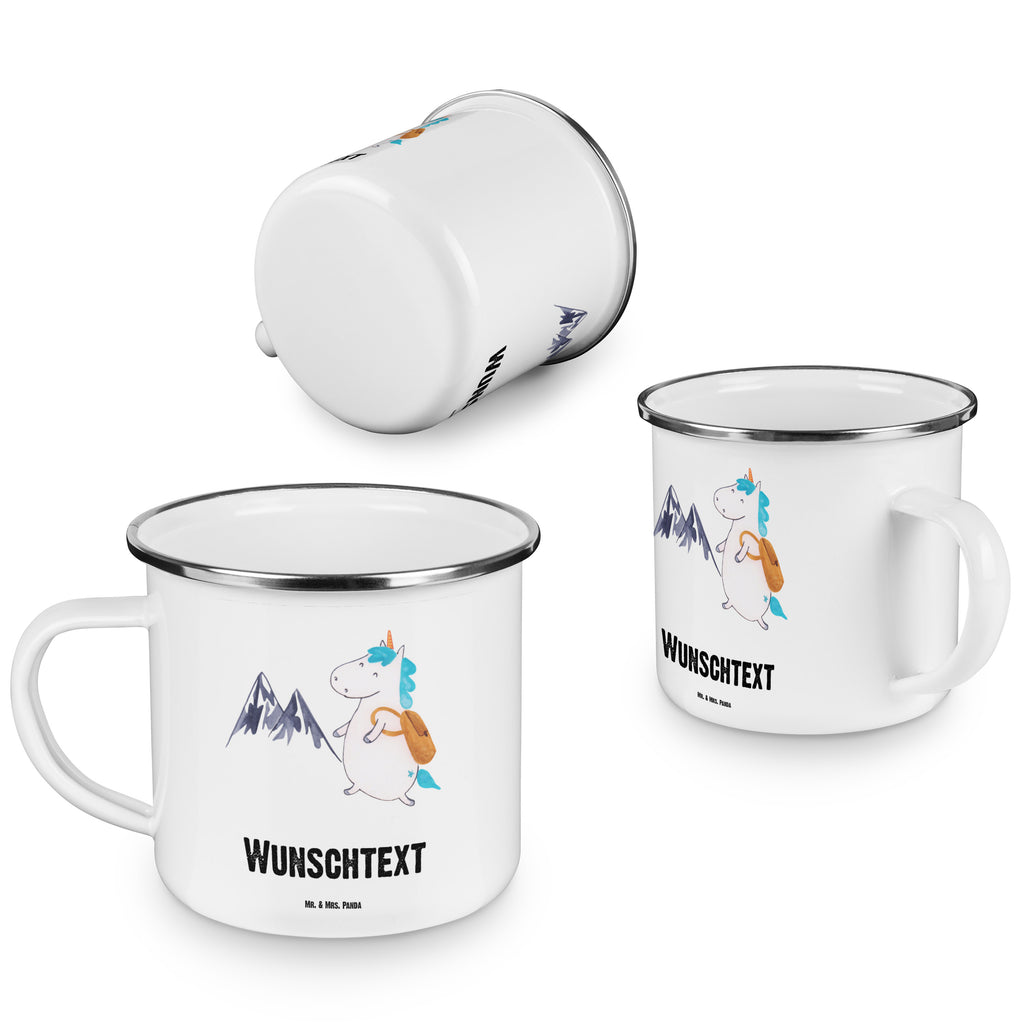 Personalisierte Emaille Tasse Einhorn Bergsteiger Emaille Tasse personalisiert, Emaille Tasse mit Namen, Campingtasse personalisiert, Namenstasse, Campingtasse bedrucken, Campinggeschirr personalsisert, Einhorn, Einhörner, Einhorn Deko, Pegasus, Unicorn, Bergsteiger, Abenteuer, Berge, Abenteurer, Weltenbummler, Weltreise, Reisen, Urlaub, Entdecker