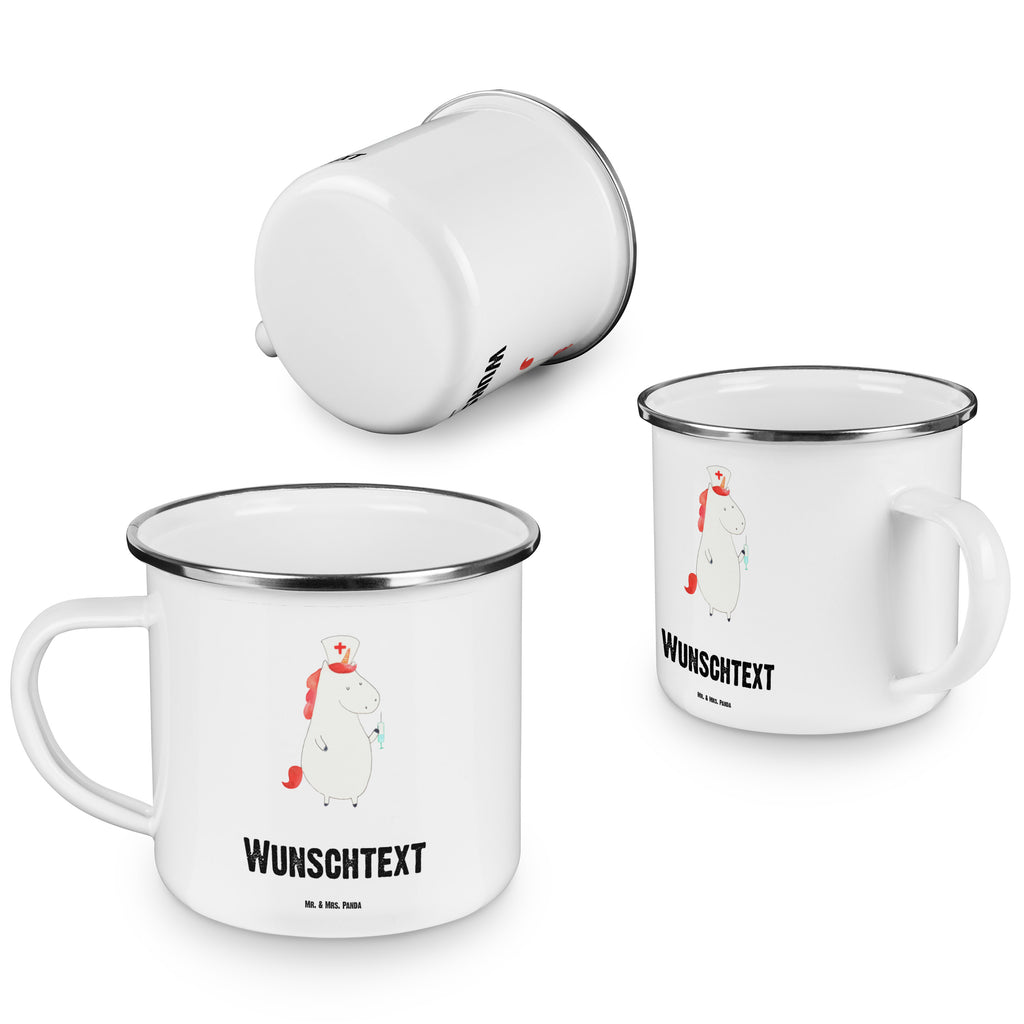Personalisierte Emaille Tasse Einhorn Krankenschwester Emaille Tasse personalisiert, Emaille Tasse mit Namen, Campingtasse personalisiert, Namenstasse, Campingtasse bedrucken, Campinggeschirr personalsisert, Einhorn, Einhörner, Einhorn Deko, Pegasus, Unicorn, Krankenschwester Geschenk, Krankenpfleger Geschenk, Krankenpflegerin, Krankenschwester Dankeschön, Krankenhaus, Ärztin Geschenk