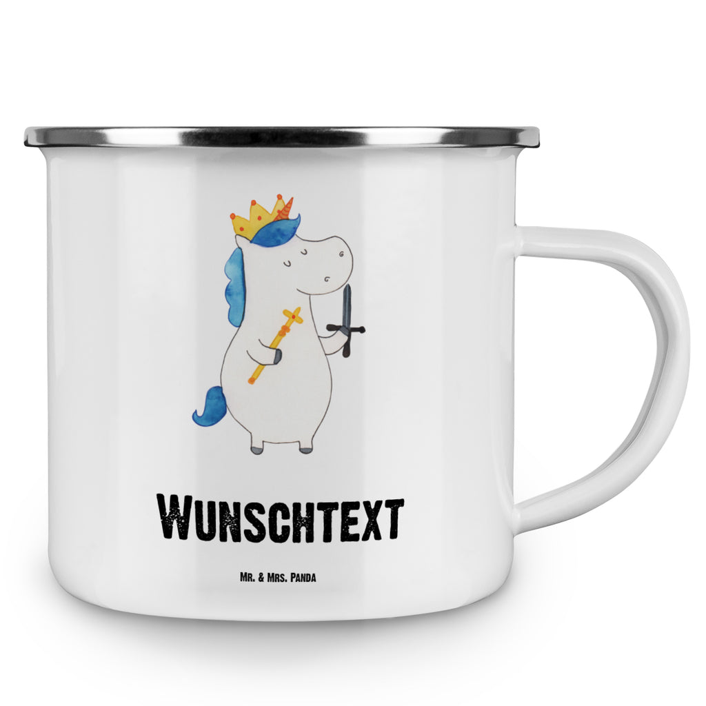 Personalisierte Emaille Tasse Einhorn König mit Schwert Emaille Tasse personalisiert, Emaille Tasse mit Namen, Campingtasse personalisiert, Namenstasse, Campingtasse bedrucken, Campinggeschirr personalsisert, Einhorn, Einhörner, Einhorn Deko, Pegasus, Unicorn, König, Ritter, Mittelalter
