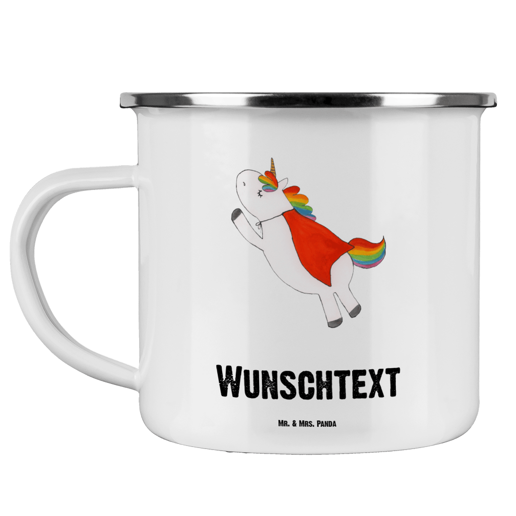 Personalisierte Emaille Tasse Einhorn Super Emaille Tasse personalisiert, Emaille Tasse mit Namen, Campingtasse personalisiert, Namenstasse, Campingtasse bedrucken, Campinggeschirr personalsisert, Einhorn, Einhörner, Einhorn Deko, Pegasus, Unicorn, Traummann, Superheld, Held, Freundin, Geschenk, Girl, Mädchen