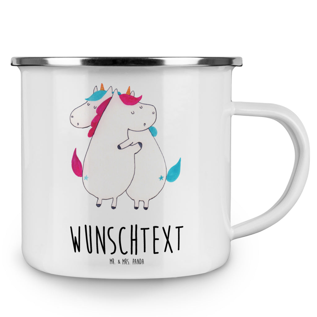 Personalisierte Emaille Tasse Einhörner Umarmen Emaille Tasse personalisiert, Emaille Tasse mit Namen, Campingtasse personalisiert, Namenstasse, Campingtasse bedrucken, Campinggeschirr personalsisert, Einhorn, Einhörner, Einhorn Deko, Pegasus, Unicorn, Freundinnen, Freundin, BFF, Schwester, Schwestern, Familie, Geschwister, Sister, Liebe