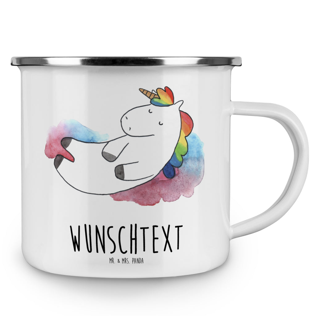 Personalisierte Emaille Tasse Einhorn Wolke 7 Emaille Tasse personalisiert, Emaille Tasse mit Namen, Campingtasse personalisiert, Namenstasse, Campingtasse bedrucken, Campinggeschirr personalsisert, Einhorn, Einhörner, Einhorn Deko, Pegasus, Unicorn, verliebt, Menschen, witzig, lustig, Geschenk, Glaube, Realität, Lächeln