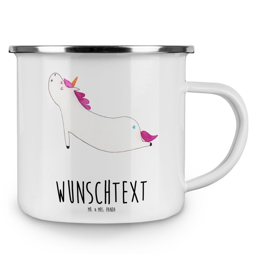 Personalisierte Emaille Tasse Einhorn Yoga Emaille Tasse personalisiert, Emaille Tasse mit Namen, Campingtasse personalisiert, Namenstasse, Campingtasse bedrucken, Campinggeschirr personalsisert, Einhorn, Einhörner, Einhorn Deko, Pegasus, Unicorn, Yoga, Namaste, Achtsamkeit, Entspannung, Joga, Yogamatte, Sport, lustig, witzig, süß