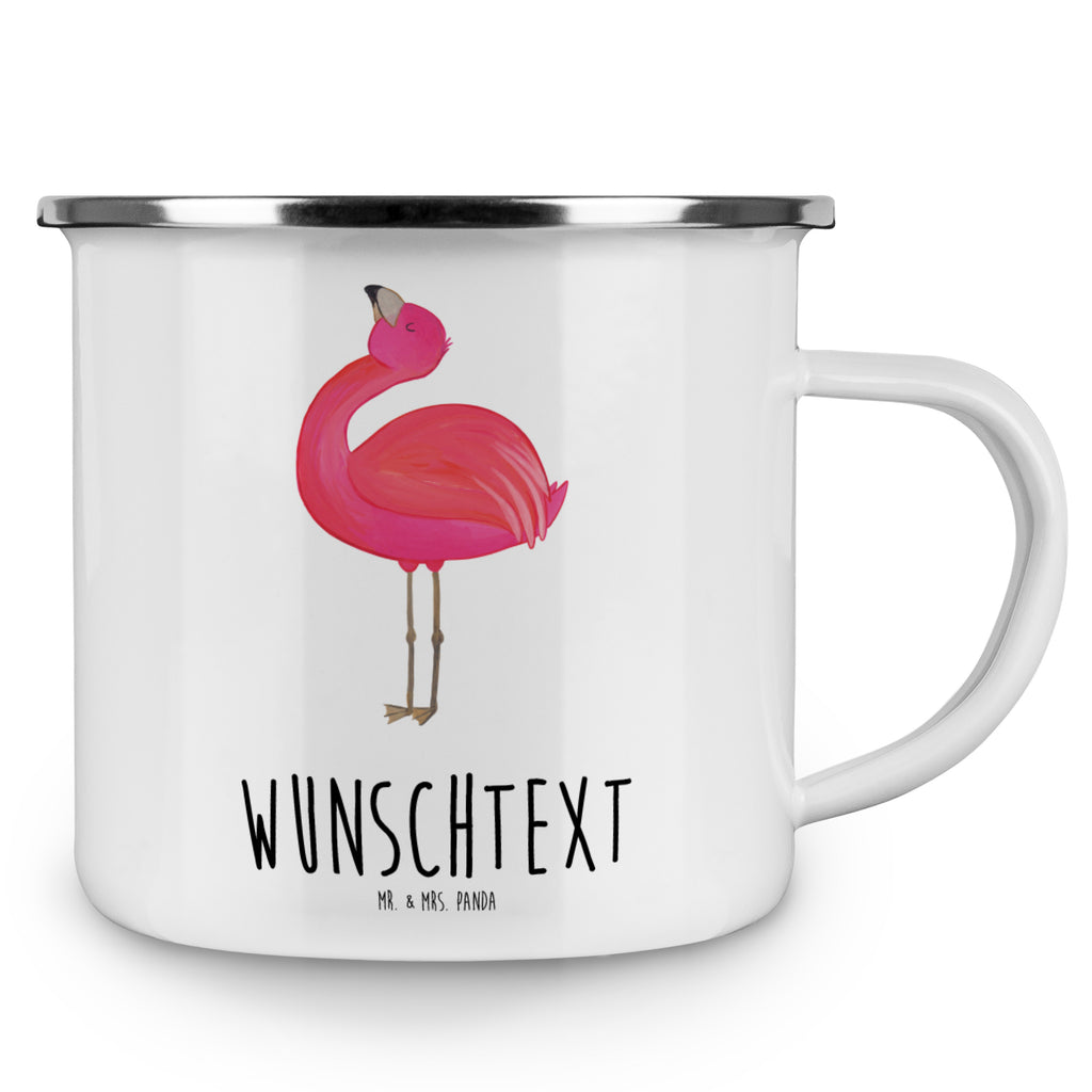 Personalisierte Emaille Tasse Flamingo stolz Emaille Tasse personalisiert, Emaille Tasse mit Namen, Campingtasse personalisiert, Namenstasse, Campingtasse bedrucken, Campinggeschirr personalsisert, Flamingo, stolz, Freude, Selbstliebe, Selbstakzeptanz, Freundin, beste Freundin, Tochter, Mama, Schwester