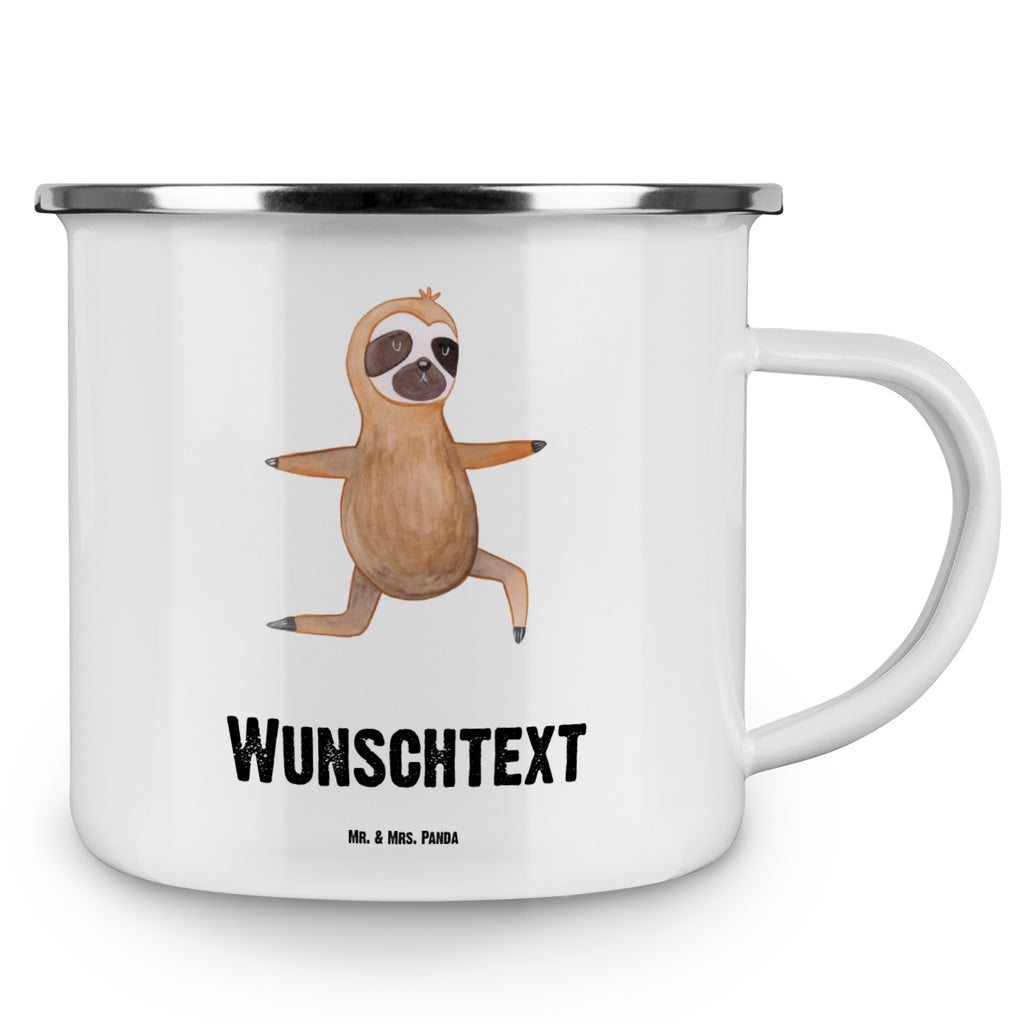 Personalisierte Emaille Tasse Faultier  Yoga Emaille Tasse personalisiert, Emaille Tasse mit Namen, Campingtasse personalisiert, Namenstasse, Campingtasse bedrucken, Campinggeschirr personalsisert, Faultier, Faultier Geschenk, Faultier Deko, Faultiere, faul, Lieblingstier, Yoga, Namaste, Krieger, Yogaübungen, Meditation, Atmung, Gelassenheit, Entspannung