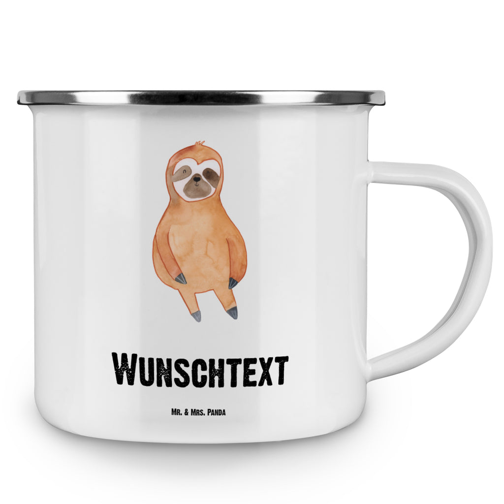 Personalisierte Emaille Tasse Faultier Zufrieden Emaille Tasse personalisiert, Emaille Tasse mit Namen, Campingtasse personalisiert, Namenstasse, Campingtasse bedrucken, Campinggeschirr personalsisert, Faultier, Faultier Geschenk, Faultier Deko, Faultiere, faul, Lieblingstier, Pause, relaxen, Glück, glücklich, zufrieden, happy, Zufriedenheit, Gelassenheit, Ruhe, Frieden