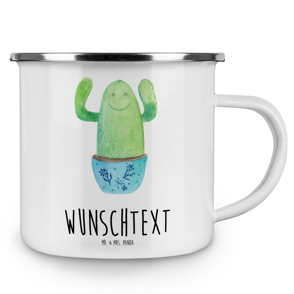 Personalisierte Emaille Tasse Kaktus Happy Emaille Tasse personalisiert, Emaille Tasse mit Namen, Campingtasse personalisiert, Namenstasse, Campingtasse bedrucken, Campinggeschirr personalsisert, Kaktus, Kakteen, Motivation, Spruch, lustig, Kindersicherung, Neustart, Büro, Büroalltag, Kollege, Kollegin, Freundin, Mutter, Familie, Ausbildung