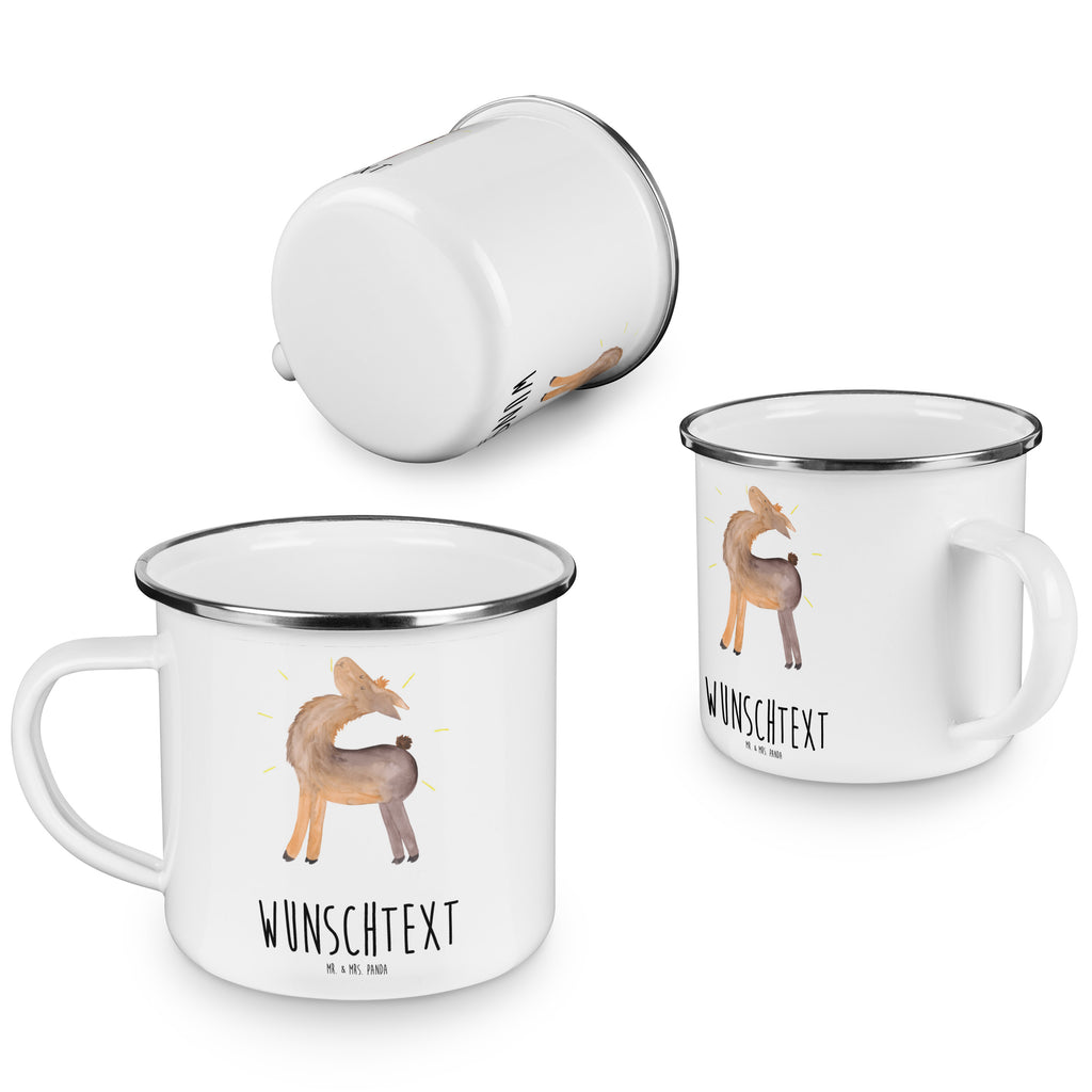Personalisierte Emaille Tasse Lama stolz Emaille Tasse personalisiert, Emaille Tasse mit Namen, Campingtasse personalisiert, Namenstasse, Campingtasse bedrucken, Campinggeschirr personalsisert, Lama, Alpaka, Lamas, Außenseiter, Anders, Neustart, stolz, Hippie, Freundin, Freundinnen, beste Freundin, Kumpel, Familie, Family