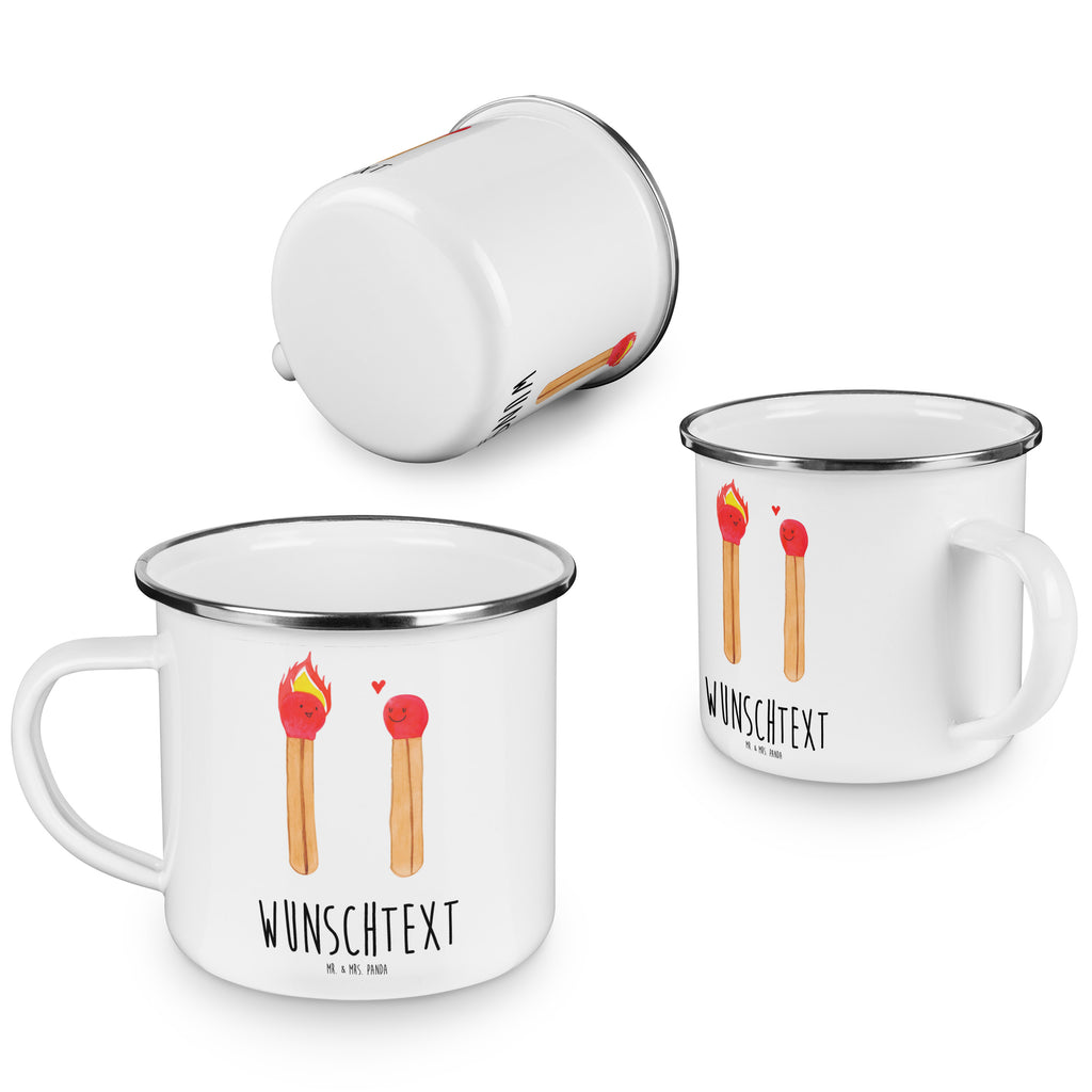Personalisierte Emaille Tasse Streichhölzer Emaille Tasse personalisiert, Emaille Tasse mit Namen, Campingtasse personalisiert, Namenstasse, Campingtasse bedrucken, Campinggeschirr personalsisert, Liebe, Partner, Freund, Freundin, Ehemann, Ehefrau, Heiraten, Verlobung, Heiratsantrag, Liebesgeschenk, Jahrestag, Hocheitstag, Streichhölzer