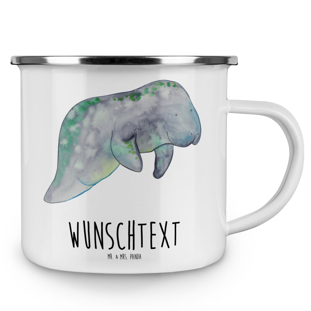 Personalisierte Emaille Tasse Seekuh chillt Emaille Tasse personalisiert, Emaille Tasse mit Namen, Campingtasse personalisiert, Namenstasse, Campingtasse bedrucken, Campinggeschirr personalsisert, Meerestiere, Meer, Urlaub, Seekuh, Seekühe, Diät, Abnehmen, Zucker, Diätwahn, Essen, Süßigkeiten