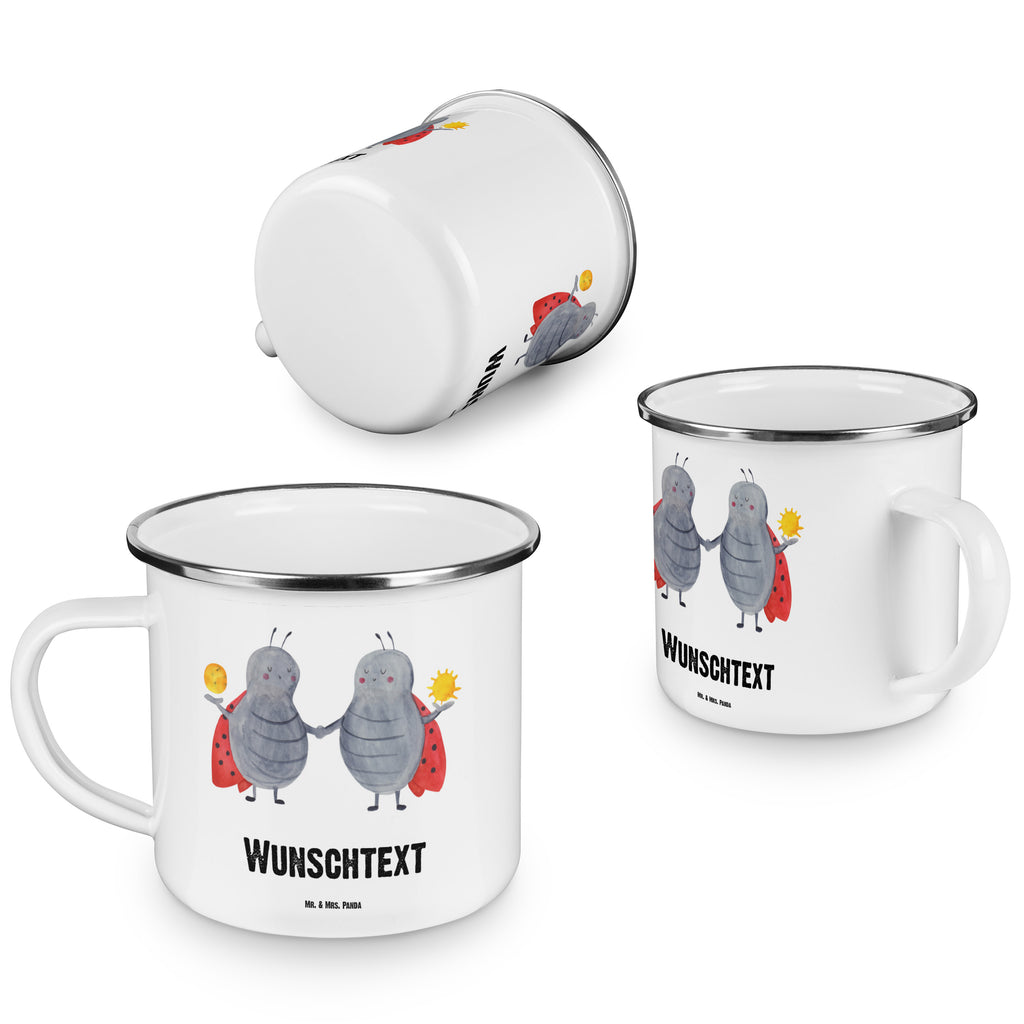 Personalisierte Emaille Tasse Sternzeichen Zwilling Emaille Tasse personalisiert, Emaille Tasse mit Namen, Campingtasse personalisiert, Namenstasse, Campingtasse bedrucken, Campinggeschirr personalsisert, Tierkreiszeichen, Sternzeichen, Horoskop, Astrologie, Aszendent, Zwillinge, Zwilling Geschenk, Zwilling Sternzeichen, Geburtstag Mai, Geschenk Mai, Geschenk Juni, Marienkäfer, Glückskäfer, Zwillingsbruder, Zwillingsschwester