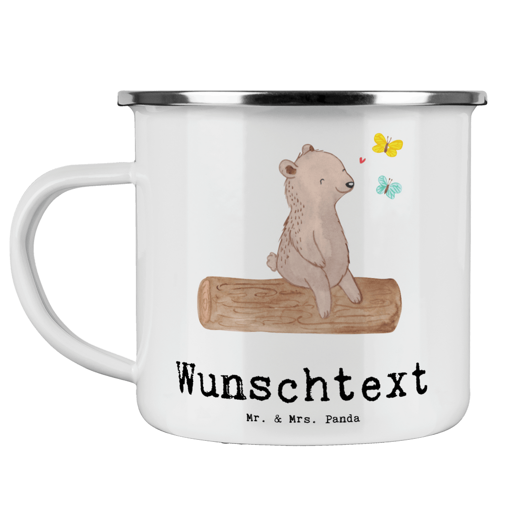 Personalisierte Emaille Tasse Bär Naturliebhaber Tage Emaille Tasse personalisiert, Emaille Tasse mit Namen, Campingtasse personalisiert, Namenstasse, Campingtasse bedrucken, Campinggeschirr personalsisert, Geschenk, Sport, Sportart, Hobby, Schenken, Danke, Dankeschön, Auszeichnung, Gewinn, Sportler, Naturliebhaber, Outdoor, Wandern, Nature Lover