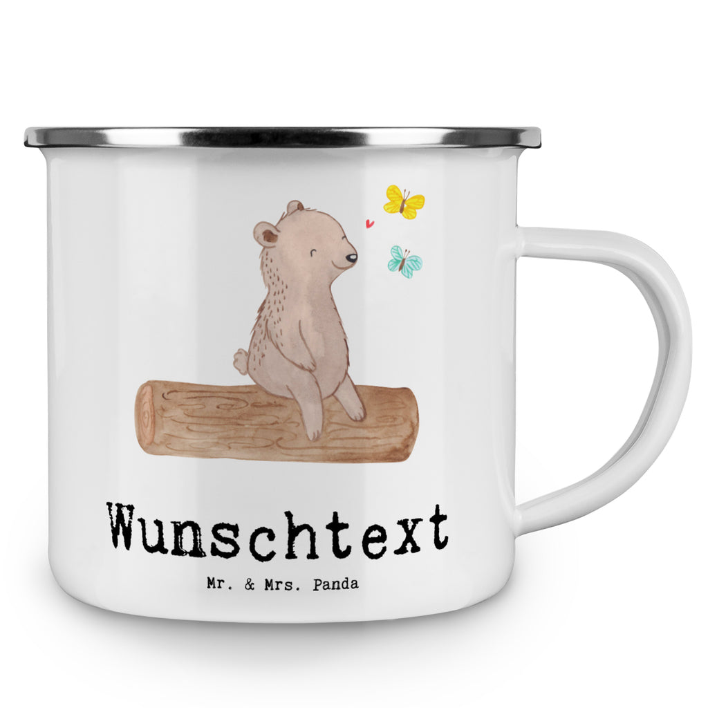 Personalisierte Emaille Tasse Bär Naturliebhaber Tage Emaille Tasse personalisiert, Emaille Tasse mit Namen, Campingtasse personalisiert, Namenstasse, Campingtasse bedrucken, Campinggeschirr personalsisert, Geschenk, Sport, Sportart, Hobby, Schenken, Danke, Dankeschön, Auszeichnung, Gewinn, Sportler, Naturliebhaber, Outdoor, Wandern, Nature Lover
