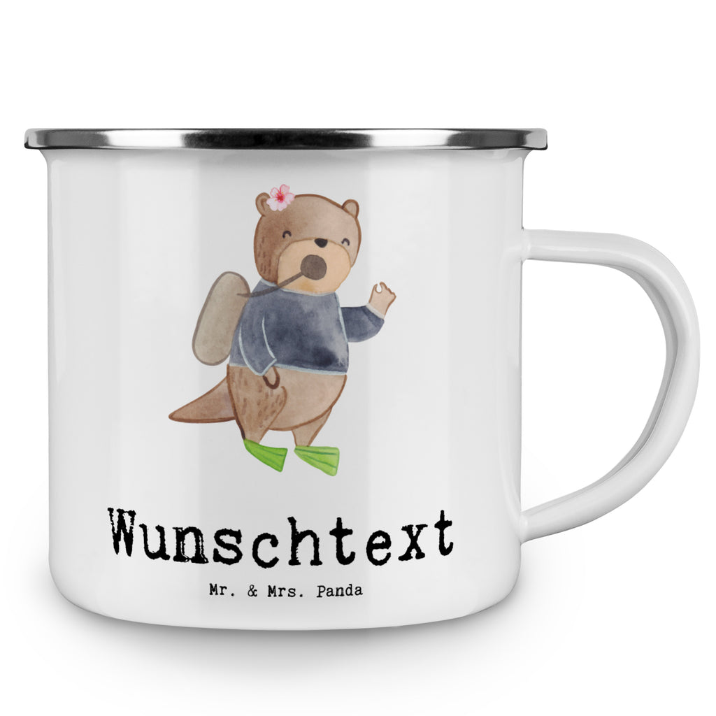 Personalisierte Emaille Tasse Tauchlehrerin mit Herz Emaille Tasse personalisiert, Emaille Tasse mit Namen, Campingtasse personalisiert, Namenstasse, Campingtasse bedrucken, Campinggeschirr personalsisert, Beruf, Ausbildung, Jubiläum, Abschied, Rente, Kollege, Kollegin, Geschenk, Schenken, Arbeitskollege, Mitarbeiter, Firma, Danke, Dankeschön