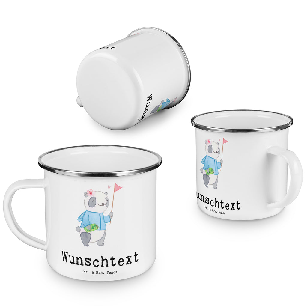Personalisierte Emaille Tasse Reiseleiterin mit Herz Emaille Tasse personalisiert, Emaille Tasse mit Namen, Campingtasse personalisiert, Namenstasse, Campingtasse bedrucken, Campinggeschirr personalsisert, Beruf, Ausbildung, Jubiläum, Abschied, Rente, Kollege, Kollegin, Geschenk, Schenken, Arbeitskollege, Mitarbeiter, Firma, Danke, Dankeschön