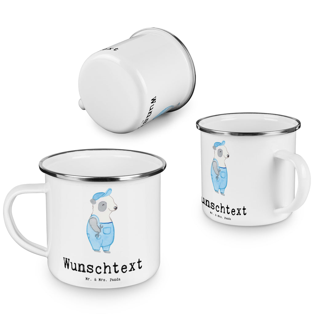 Personalisierte Emaille Tasse Kfz-Mechatroniker mit Herz Emaille Tasse personalisiert, Emaille Tasse mit Namen, Campingtasse personalisiert, Namenstasse, Campingtasse bedrucken, Campinggeschirr personalsisert, Beruf, Ausbildung, Jubiläum, Abschied, Rente, Kollege, Kollegin, Geschenk, Schenken, Arbeitskollege, Mitarbeiter, Firma, Danke, Dankeschön, Kfz-Mechatroniker, Kraftfahrzeugmechaniker, Meister, Gesellenprüfung